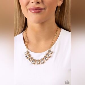 Elegant Gold and Silver Necklace